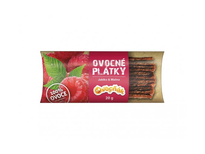 10824 OVOCNAK OVOCNE PLATKY MALINA 20G