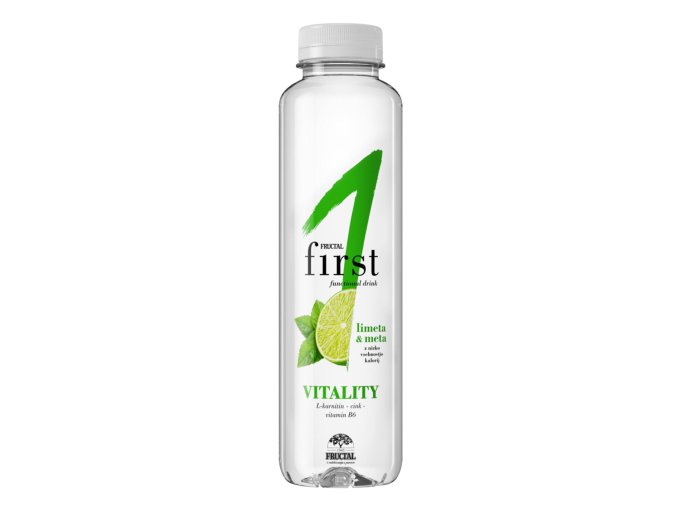 Funkční voda Vitality limetka&máta Fructal 500ml