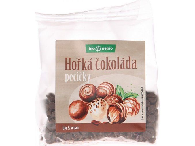 Bio pecičky z hořké čokolády
