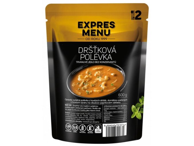 Dršťková polévka (2 porce) new