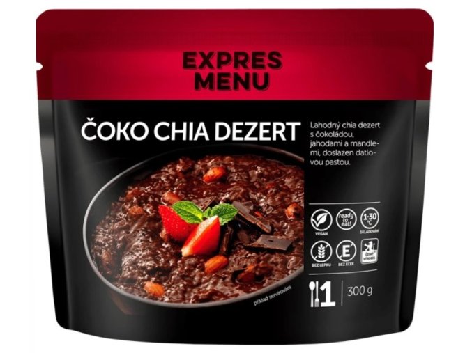 Čoko chia dezert