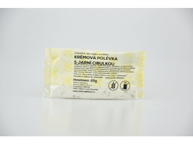 16301 instantni kremova polevka s jarni cibulkou bez lepku a mleka natural 20g