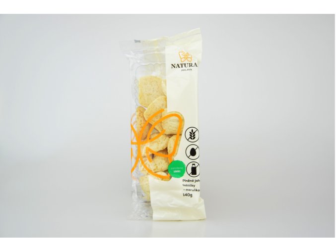 16739 susenky plnene jahlove tasticky merunkove bez lepku mleka a vajec natural 140g