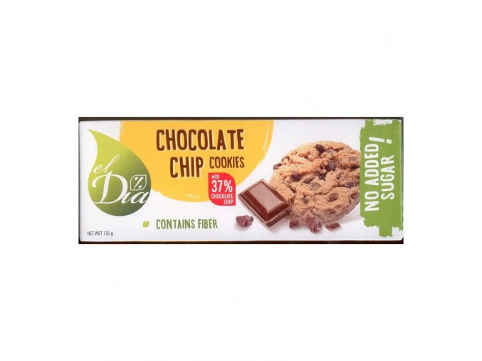 susenky bez cukru chip choco 150 g el dia