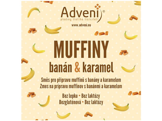 muffiny banan karamel