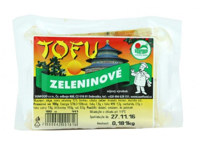 Tofu zeleninové