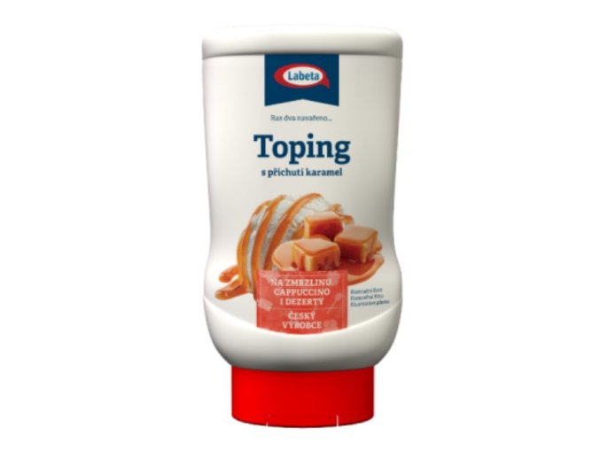 Toping s příchutí karamel