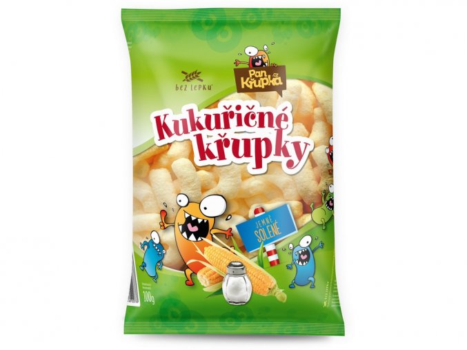 Kukuřičné křupky jemně solené 100g