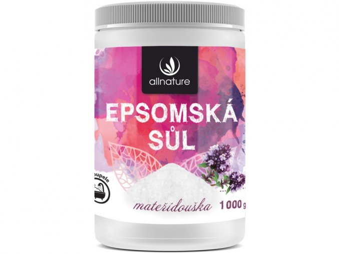 Epsomská sůl mateřídouška 1000g