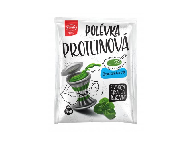 semix proteinova polevka spenatova 55g