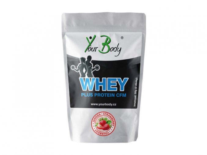 YOURBODY WHEY PLUS PROTEIN Jahoda 50g