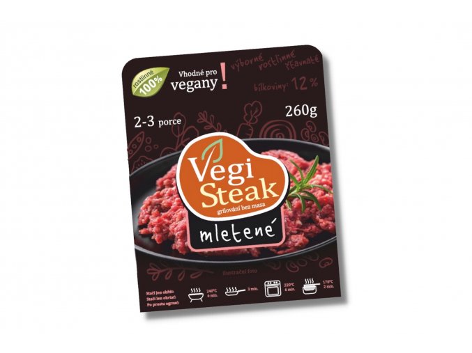 VegiSteak mletené - VEGAN - VETO 260g