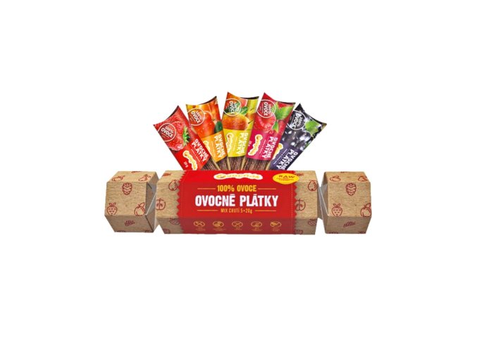 Ovocné plátky bonbón MIX - Ovocňák 50g