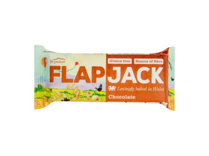 Flapjack ovesný s polevou s čokoládovou příchutí