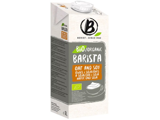 Bio ovesný nápoj Barista BERIEF 1 l