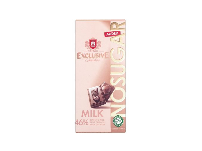 Čokoláda mléčná 46% bez přidaného cukru se sladidlem erythritol TAITAU 100g