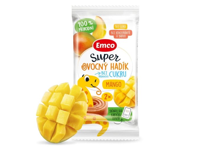 Emco super ovocný hadík mango
