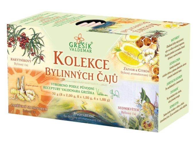 Grešík Kolekce Bylinných čajů 20 sáčků