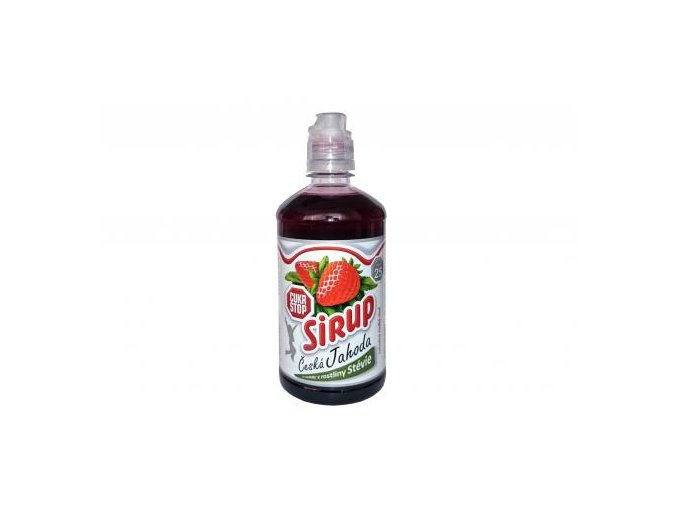 Sirup česká jahoda CUKR STOP 650g