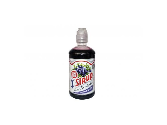 Sirup lesní borůvka CUKR STOP 650g