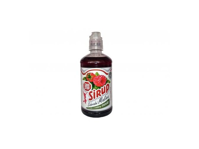 Sirup zahradní malina CUKR STOP 650g
