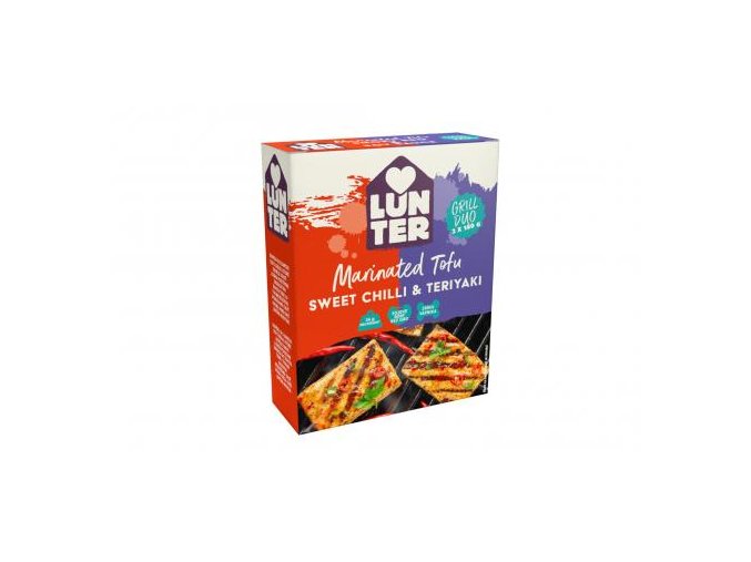 Tofu marinované CHILLI & TERIYAKI Lunter 360g