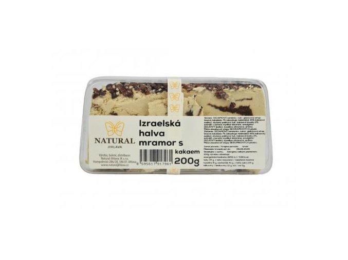 Chalva Izrael mramor s kakaem Natural 200g