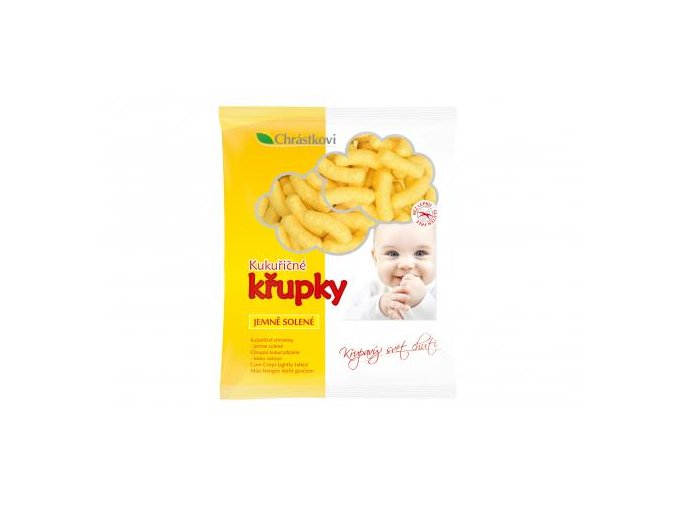 Kukuřičné křupky jemně solené bez lepku Chrástkovi 50g