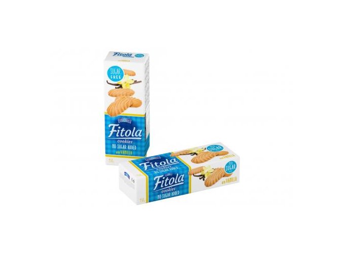 Sušenky s vanilkovou příchutí bez přidaného cukru Fitola 150g