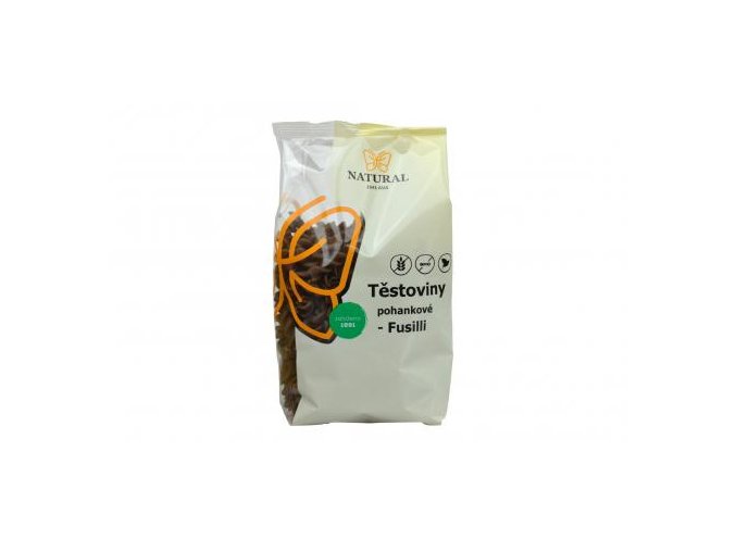 Těstoviny pohankové bez lepku Fusilli vřetena ITÁLIE Natural 250g