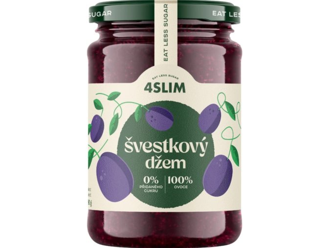 4Slim 100% džem švestkový 280g