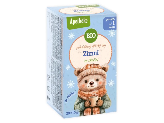 Čaj dětský Zimní se skořicí 20 sáčků 30 g BIO MEDIATE