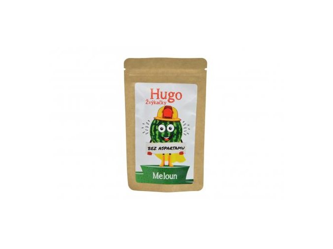 Žvýkačky Meloun bez aspartamu Hugo 9g