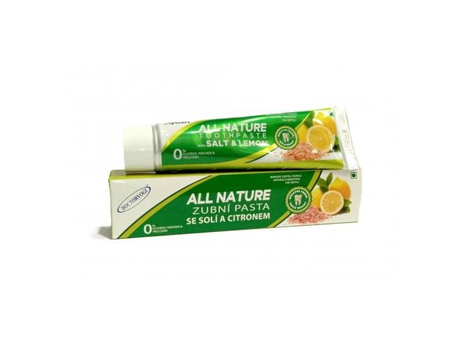 ALL NATURE sůl a citron zubní pasta 150g