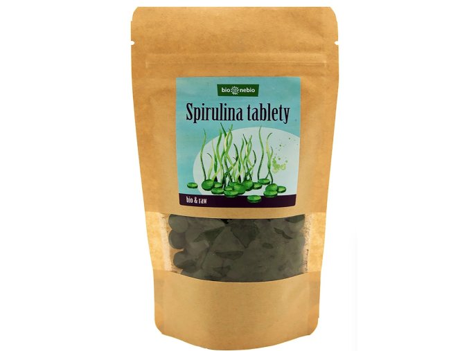 Tablety Spirulina 100 g BIO BIO NEBIO