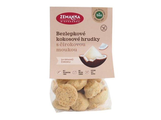 1 Bezlepkové čirokové bio sušenky kokosové