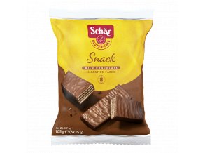 schar snack oplatky macene v cokolade s oriskovou naplnibez lepku105g ct12