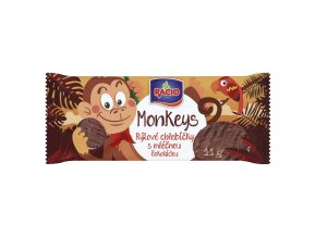 Monkeys – rýžové chlebíčky s mléčnou čokoládou