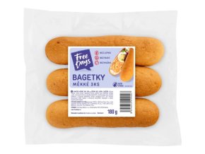 Bagetky soft bez lepku 3x60g