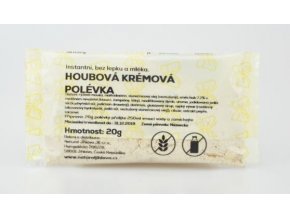 Houbová krémová polévka