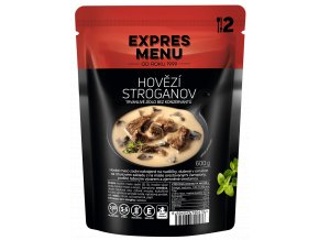 Hovězí Stroganov (2 porce)