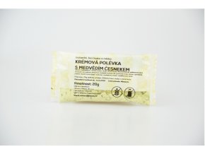 16256 instantni kremova polevka s medvedim cesnekem bez lepku a mleka natural 20g