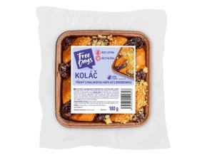 Free Days Koláč třený malinový s drobenkou bez lepku 180g
