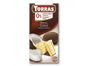 torras bila cokolada s kokosem 75 g