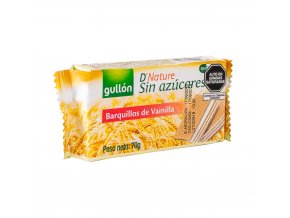 GULLÓN BARQUILLO VAINILLA SIN AZUCAR 70G