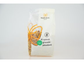 Křupavá granola jahodová bez lepku - Natural 300g