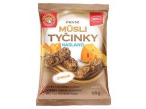 MÜSLI TYČINKY NASLANO SÝROVÉ 55 G