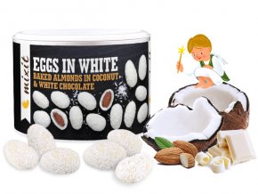 eggs in white produktovka