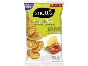 Pečený snack s příchutí rajčat, sýra a oregána - Snatt's 75g