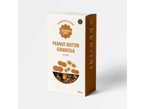 peanut butter granola krabicka ctverec